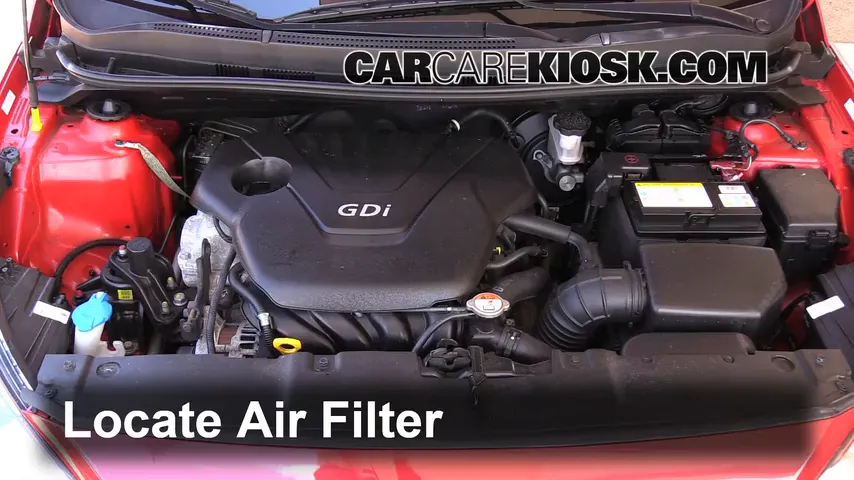 2013 Hyundai Accent GLS 1.6L 4 Cyl. Air Filter (Engine)